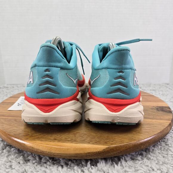 Hoka One One Clifton 8 Aquarella Eggshell Blue Gym Running Shoes Womens 9.5 B - Picture 2 of 12